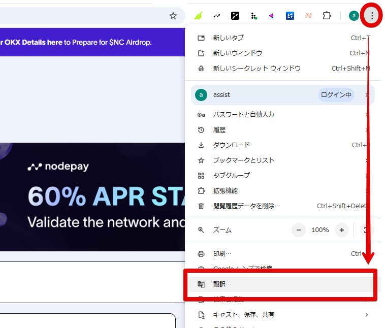 nodepay日本語化