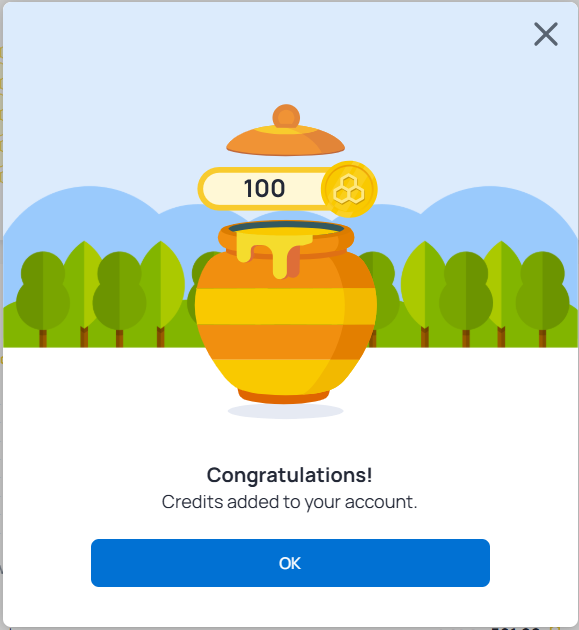 Honeygain100ポイント