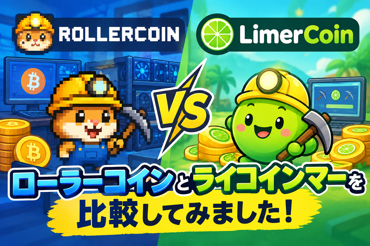 ローラーコインとライマーコインの比較